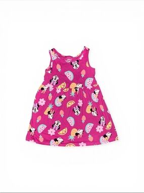 Disney Minnie Mouse Fruit Dress 18M Toddler Pink Summer Jumping Beans Cute